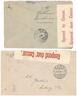 South Africa  Wwi  Two 1919 Covers To Switzerland W diff Censor Labels   H s s