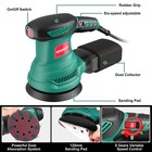 5-inch Random Orbital Sander  Hychika 13000rpm Electric Orbital Sander With 6   