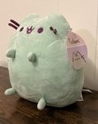 Rare New Modern Vintage Htf Pusheen The Cat Mint Green With Heart Plush Toy