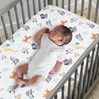 Bedtime Originals Mighty Jungle Animals Baby infant toddler Fitted Crib Sheet