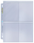 50 Ultra Pro Platinum 4-pocket Secure Pages For Toploaders Binder Card Sheets