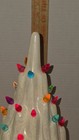 Vintage Large 21    Pearl White Lava Ceramic Christmas Tree Retro 70 s Good Condit