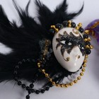 Venetian Style Porcelain Face Masks  3   Jester Mardi Gras Decor Craft