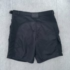 Vintage Birdwell Beach Britches Shorts Adult Medium Black Board Swim Trunks Mens