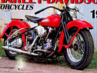  1997 Big Calendar Of Harley-davidson Motorcycles     17 X 11      collector s  