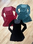 Old Navy Velvet Long-sleeve Midi Dress - Red  Teal  Black