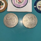  8 las Vegas  1 Casino Chips Vintage Lot Metal And Plastic