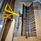 60   3 Point Landscape Rock Rake For Category 1 Tractor Attachment Gravel Lawn