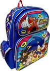 Ruz Sonic The Hedgehog Kid   s Licensed 16    Large School Backpacks Wit