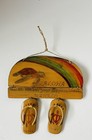 Vintage Hawaiian Aloha Mahalo Wood Sign Please Remove Your Shoes