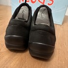 Klogs Shoes Womens Size 6 5 Black Pisa Comfort Walking Lace Up Casual Work Low