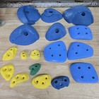 Lot Of 50 Climbing Holds With Some Hardware