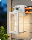Motion Sensor Outdoor Wall Lights  2 Gfci Outlets   3 Modes  12  H Waterproof