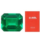 6ct Columbia Lab Grown Emerald Loose Gemstones Emerald Cut For Jewelry With Agl