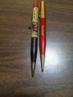 Vintage Mechanical Pencil Lot Of 2 Advertisement Decent Working Usa Rare Unique 
