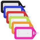 -usa Luggage Tags  assorted  6 Pk   Bag Tag For Baggage  Suitcase Tags Bulk 