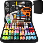 Large Sewing Kit With 200 Supplies  41 Xl Thread Spools - Diy  Travel  Home Use