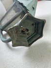 Antique Copper  Leaded Glass Porch Outdoor Light Fixture 