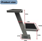Universal 2 Double Steps Boat Trailer Ladder Boarding Step Fit For Trailer Tongu