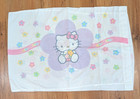 Hello Kitty Pillowcase Vintage Rare 1999 Double Sided Standard Sanrio Flowers