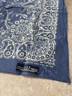 Vintage Gap Blue Paisley Western Style Bandana Made In Usa Rn 16429