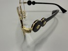 Versace Ve1284 1002 Eyeglasses Gold Black Medusa Cat Eye 55-16-145 Italy