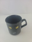 Vintage Cats The Broadway Musical Coffee Mug Play 1981 Black Ceramic Cat Eyes