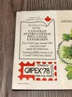 78 Fdc Stamp Canadian International Philatelic Exhibition Stamps First Day Cover