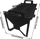 Slot Grill - Collapsible Bbq Grill For Easy Storage Steel  Stainless Steel Slot