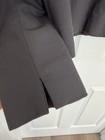 Jones New York Women   s Gray Wool Blazer Button Front Lined Collar Size 8