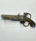 Mbci Black Powder Pistol Western Vintage Silver Brass Belt Buckle