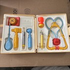 Vintage Original 1977 Fisher-price Kids Doctor Medical Kit  936 Case Complete