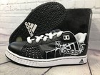 Adidas Rabanator Logo K Skateboarding Shoes Black White Grey Us Size 3 5
