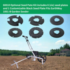 60010 Optional Seed Plate Set Compatible With Earthway Garden Seeder 1001-b