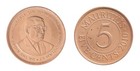 Mauritius 5 Cents - 20 Rupees 7 Pieces Set  1987-2023  Km  52-66  Mint