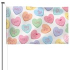 Drydiet Valentine s Day Garden Flags 3x5 Ft Valentine Double Colorful Love