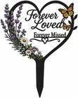 Forever Loved Grave Marker Cemetery Decorations For Grave Memorial Sign