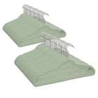 Non-slip Velvet Hangers 100 Pack Ultra Slim Space Saving Clothing Organizer New