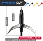 12pcs Hunting Broadheads 100 Grain Archery Broadheads 420 Stainless Steel Higher