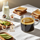 Two Espresso Cups With Handles  4 3oz Small Coffee Cups  Espresso Accessories