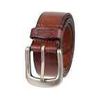 Levi s Men s Brown Leather Reversible 38mm Metal Buckle Formal Casual Belt Large