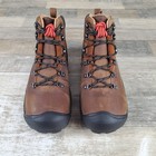 Keen Pyrenees Mens Boots Sz 9 Syrup Black Leather Waterproof Hiking Ankle Boots