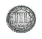 1881 3-cent Nickel Coin  