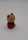 Vintage Josef Original Mini Flocked Lady Bug Figurine Fuzzy