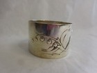 Koch   Bergfeld Jugenstil  800 Std Silver Large Napkin Ring Lily Of The Valley