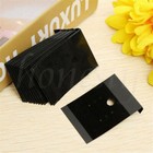 100pcs Jewelry Earring Ear Studs Hanging Display Holder Hang Cards Black 5 4 5cm