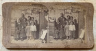 Original   African American Sharecropper Family Stereo View Photo 1890