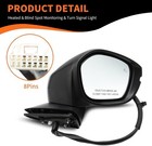 Right Passenger Side Mirror Assembly Compatible With Civic Touring Sport