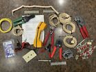 Telephone Line Network Test Set Angled Bed-of-nails Clip Sperry Fluke Lot Parts