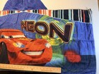 Disney Pixar Cars Movie 95 Lightning Mcqueen Kids Neon Hooded Bath Towel Cotton
